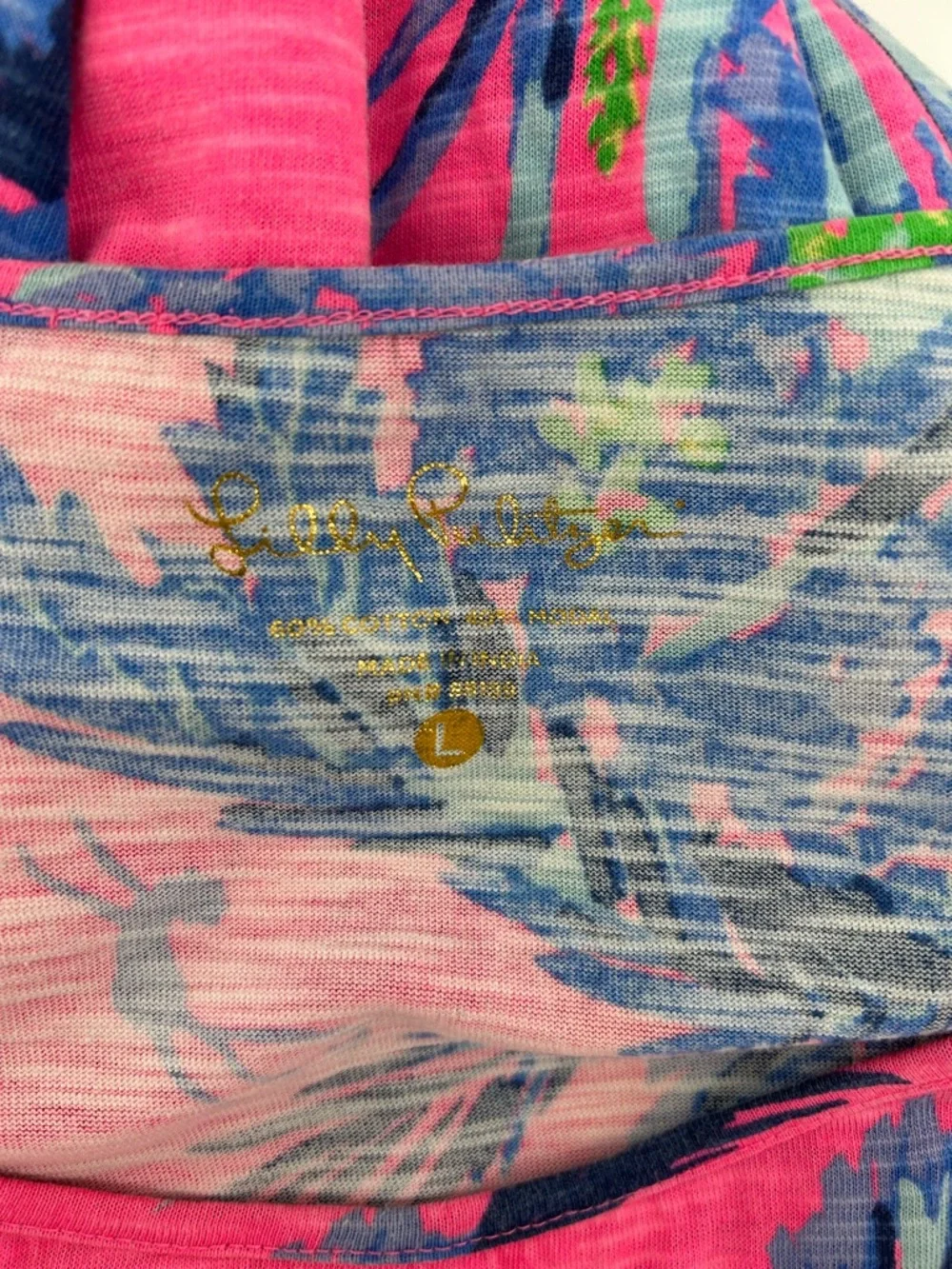Lilly Pulitzer Surfcrest monkey dress in Tiki Pink - Picture 6 of 8